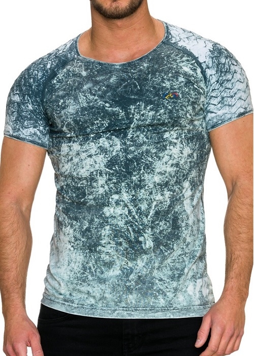 Multi farvet T-shirt